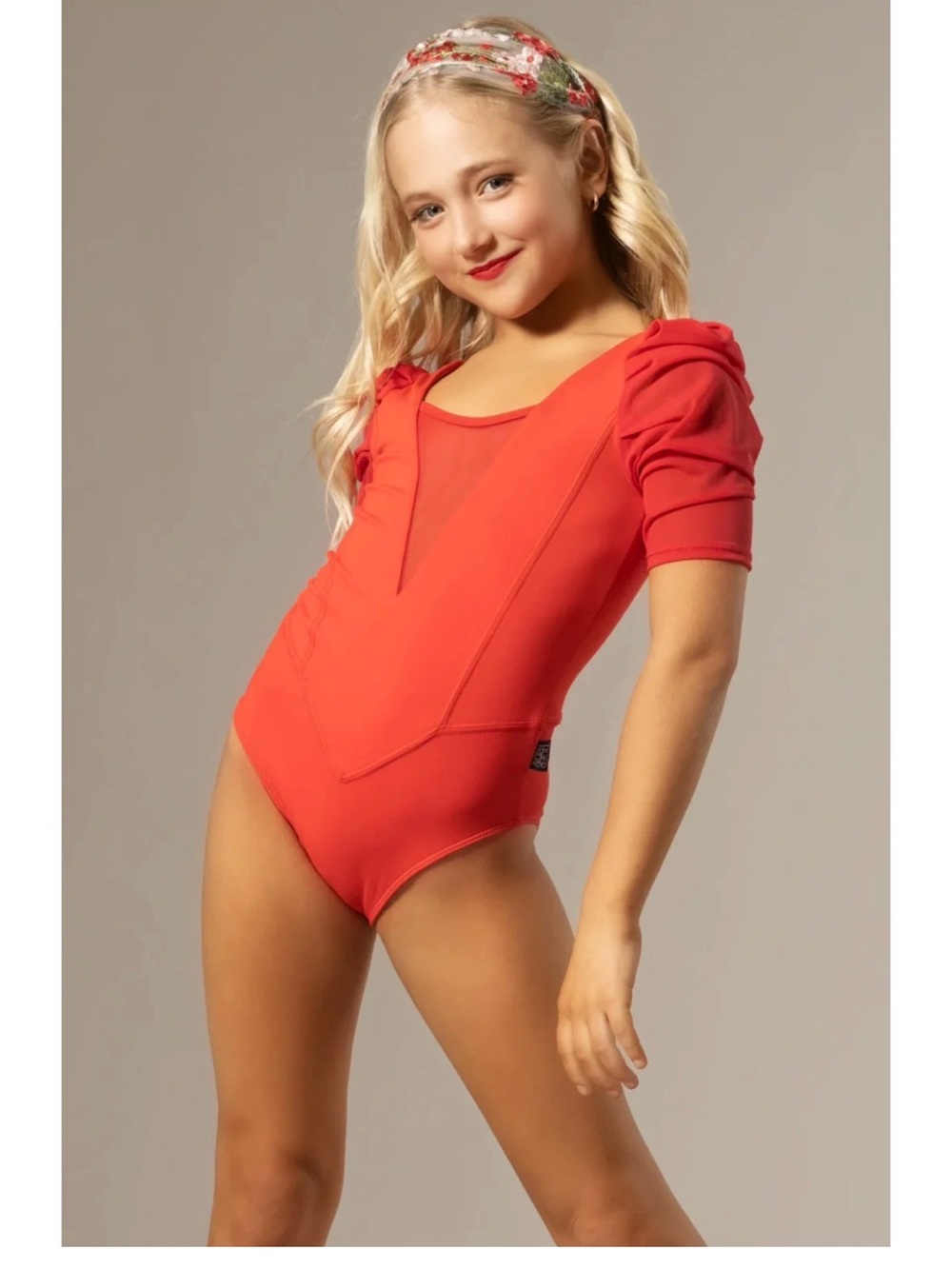 Tiger Friday Betty Leotard in Cherry Red, AXS